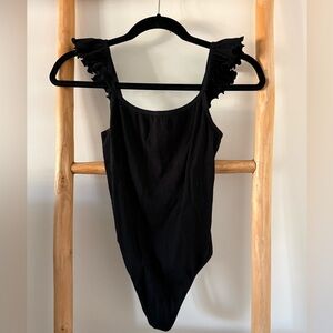 Aritzia Sundays Best black body suit ; size S